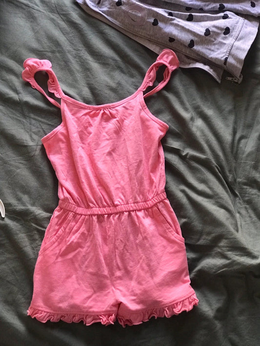 Combishort rose fille
