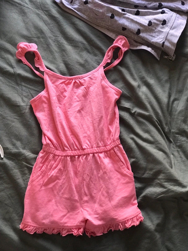 Combishort rose fille